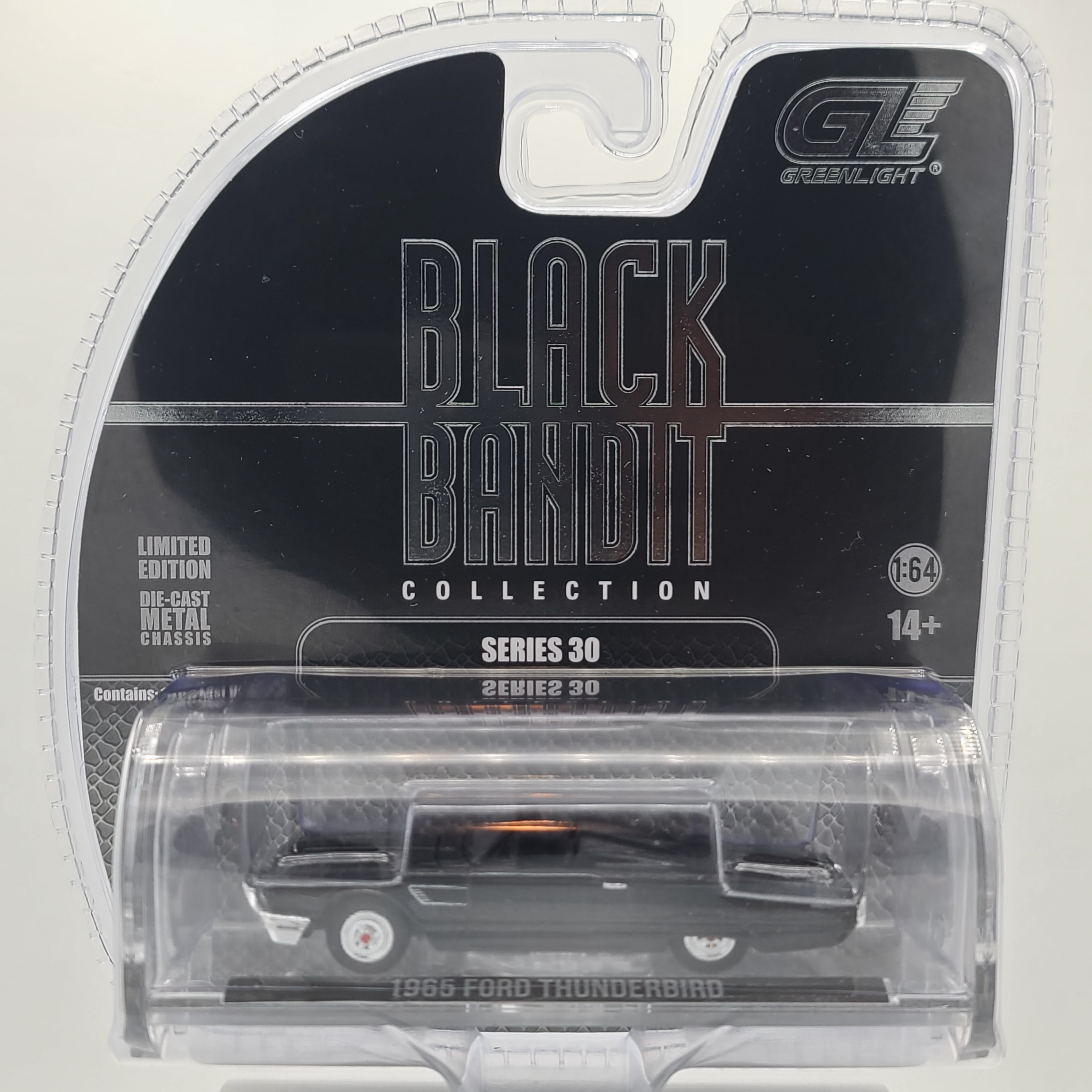 GreenLight '65 Ford Thunderbird w/ Tonneau Cover - 1:64 (2025 Black Bandit Series 30)